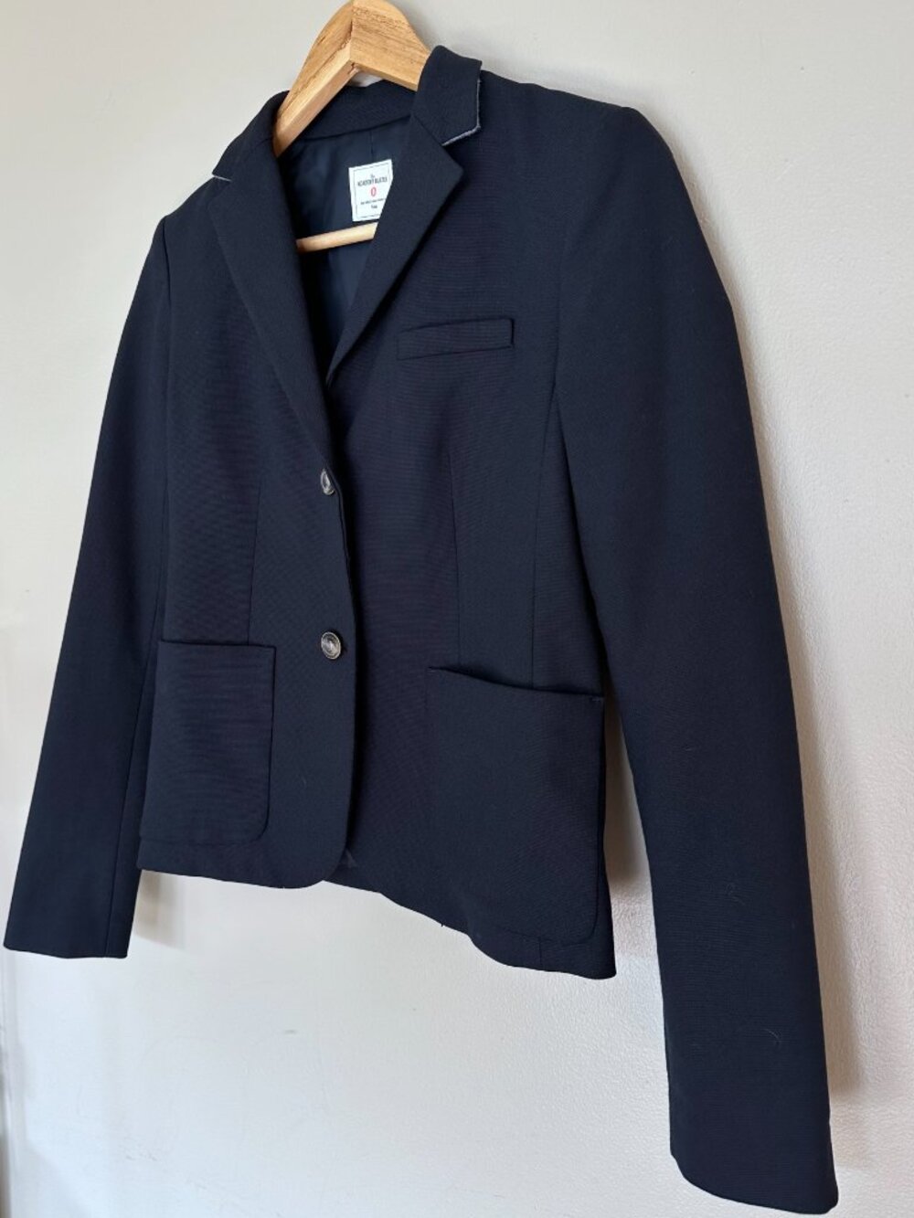 Gap The Academy Blazer Navy Blue Two Button Lined Blazer Size 0